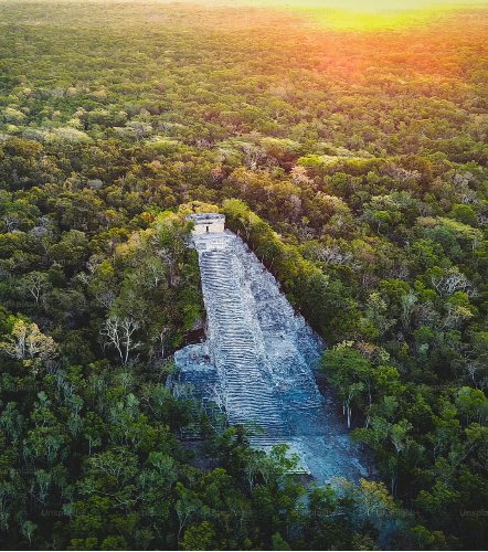 Tempel von Coba & Cenote